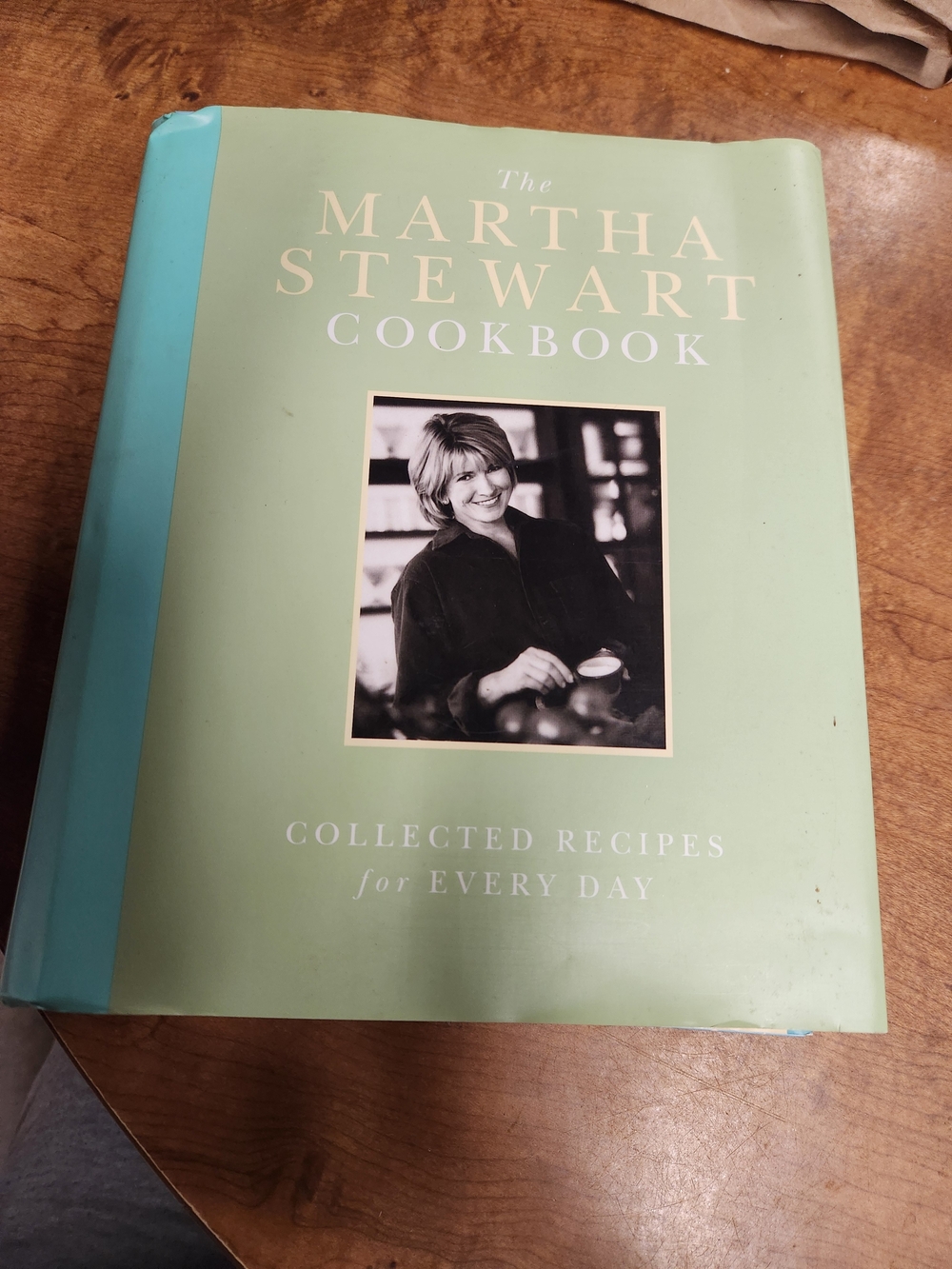 Martha Stewart Cookbook - Sage Green Cover with Teal Spine